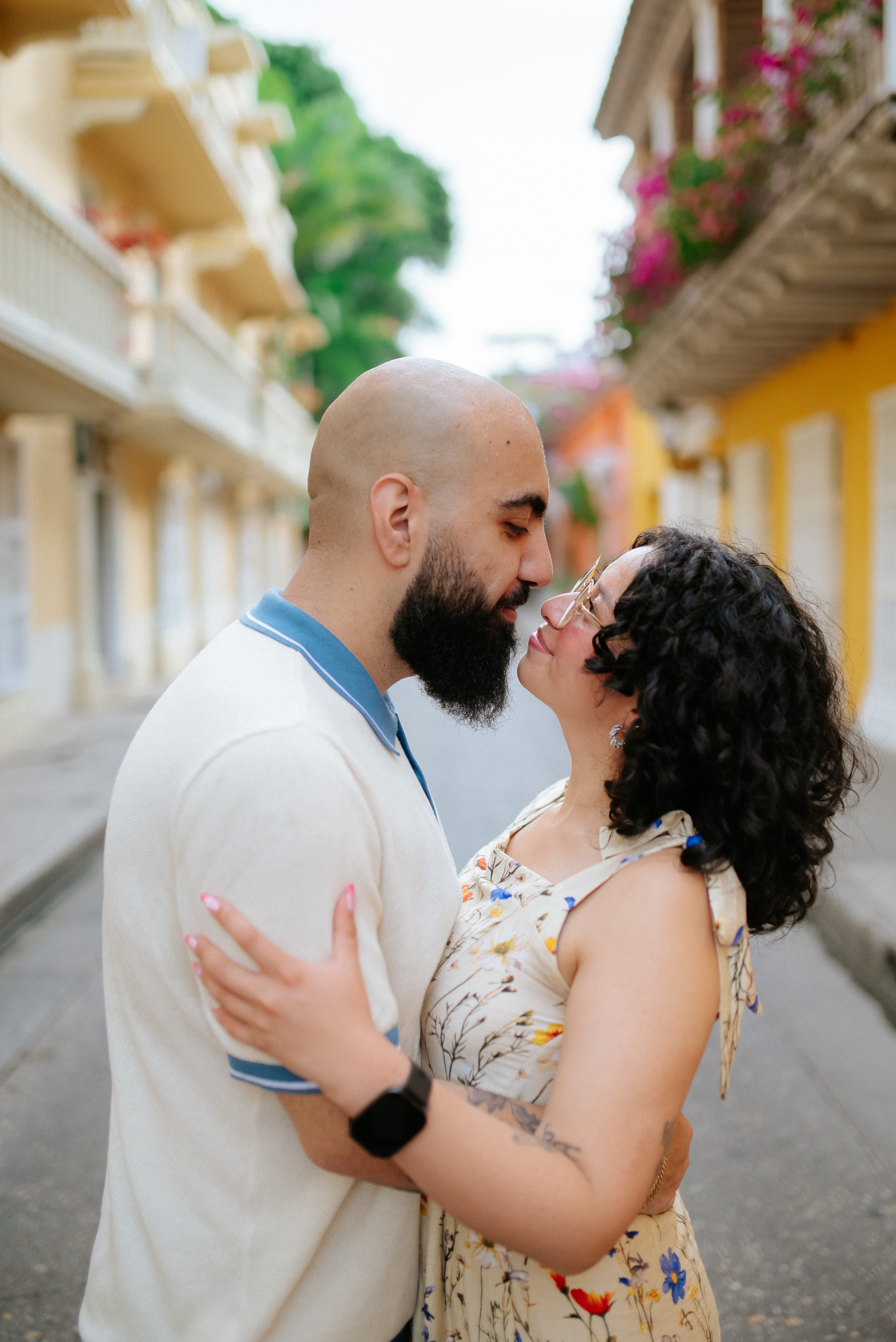 Elegant wedding portrait